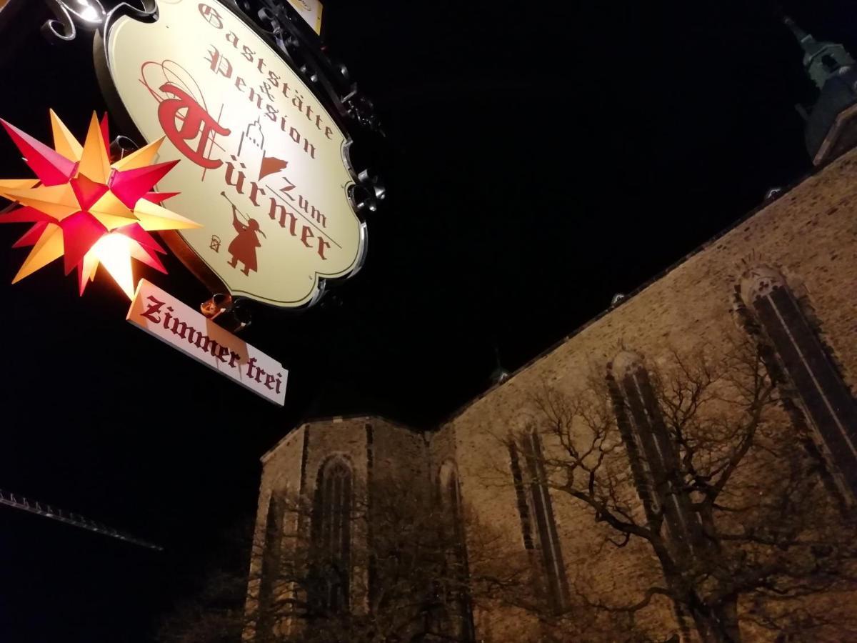 Gaststaette & Pension Zum Tuermer Annaberg-Buchholz Buitenkant foto